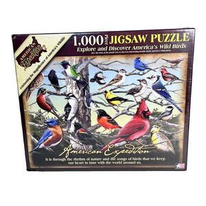 American Expedition Wild Birds USA Nature Jigsaw Puzzle 1000 Pieces NEW in wrap
